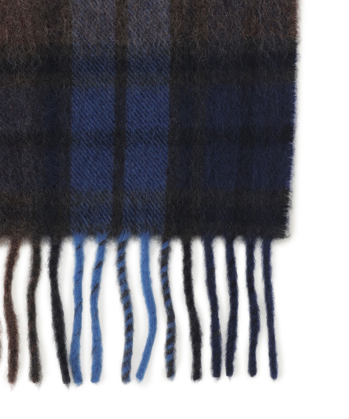 チェック柄カシミヤマフラー 49AV JUNKO SHIMADA｜クロスプラス公式