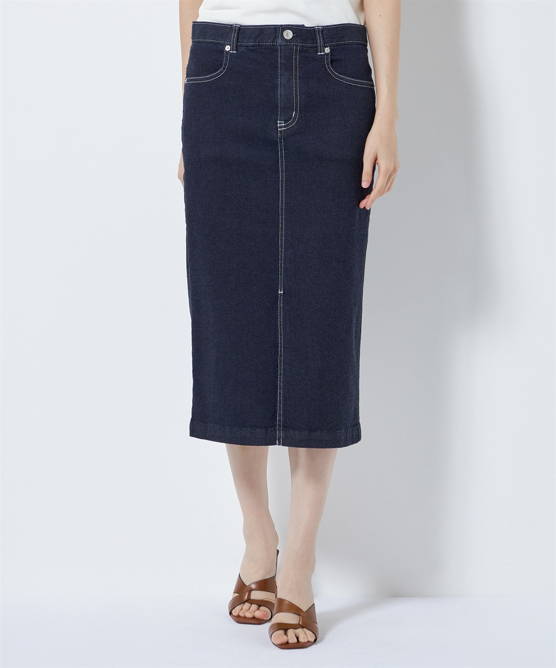 サマーデニムタイトスカート 49AV JUNKO SHIMADA｜クロスプラス公式