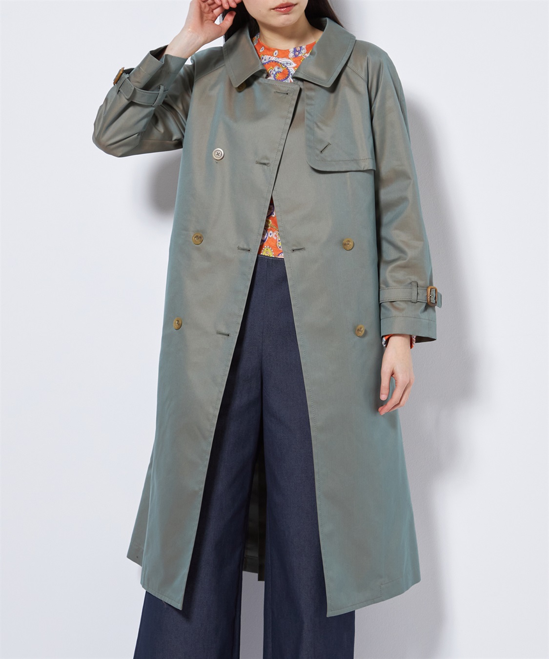 美品『シップス』DiAPLEX 高機能トレンチコート 河田ダウン ライナー