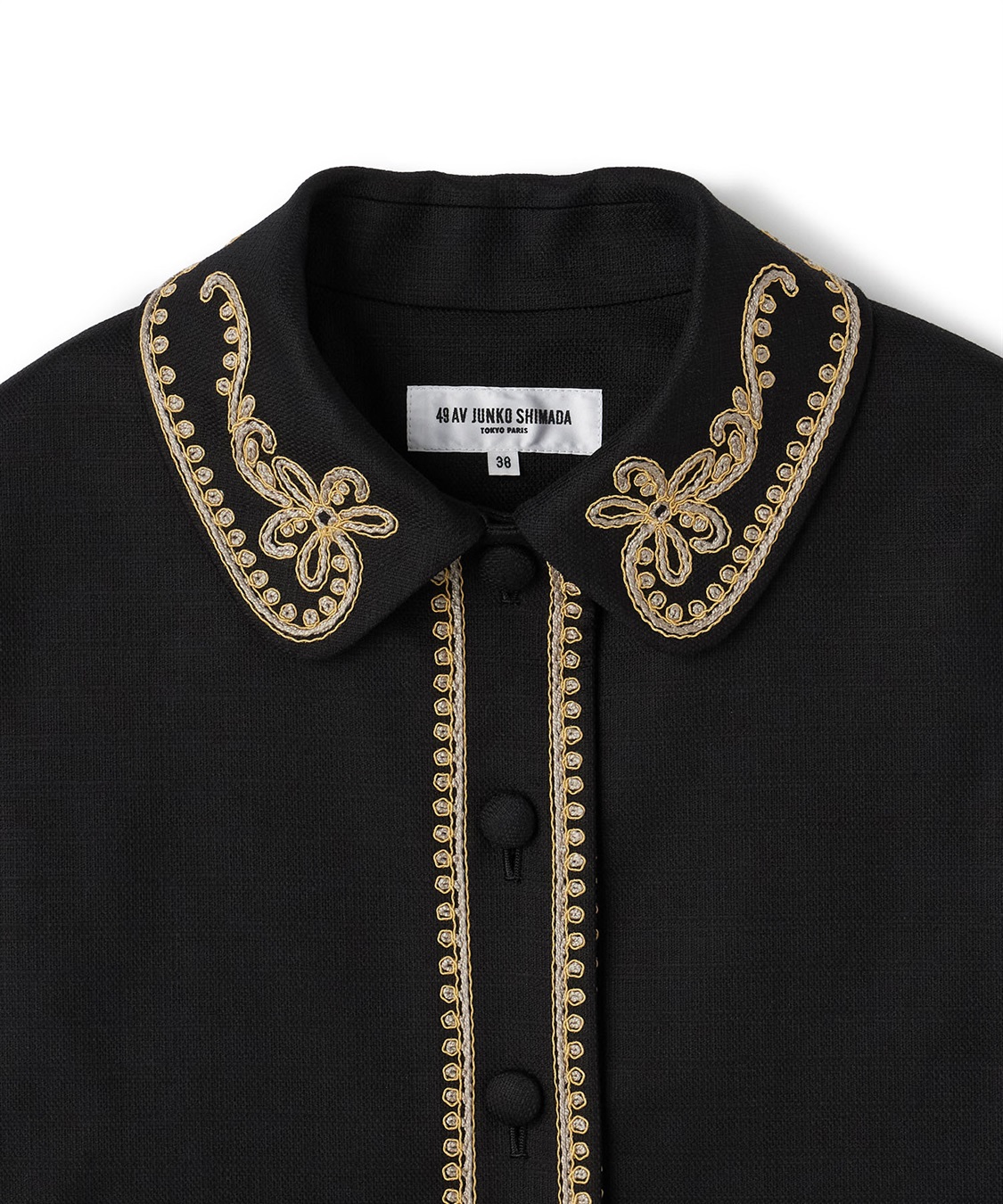 00's Japan Archive クロス 装飾 ニットジャケット 刺繍 00's Japan