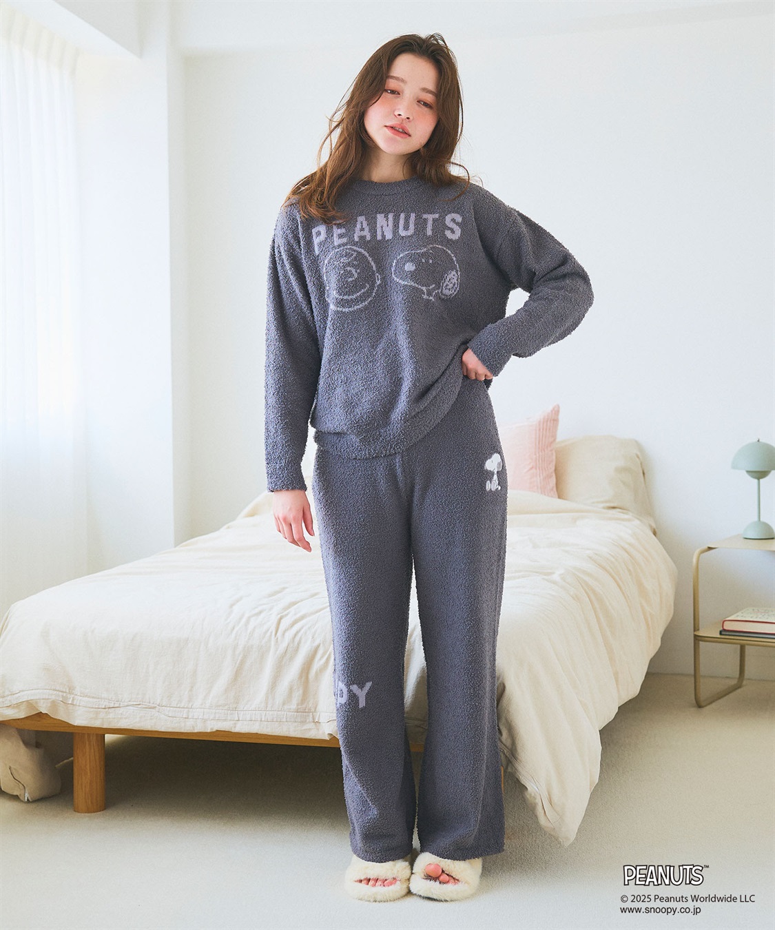 PEANUTS/ピーナッツ】SNOOPYもこもこルームウェアトップス（上下別売り