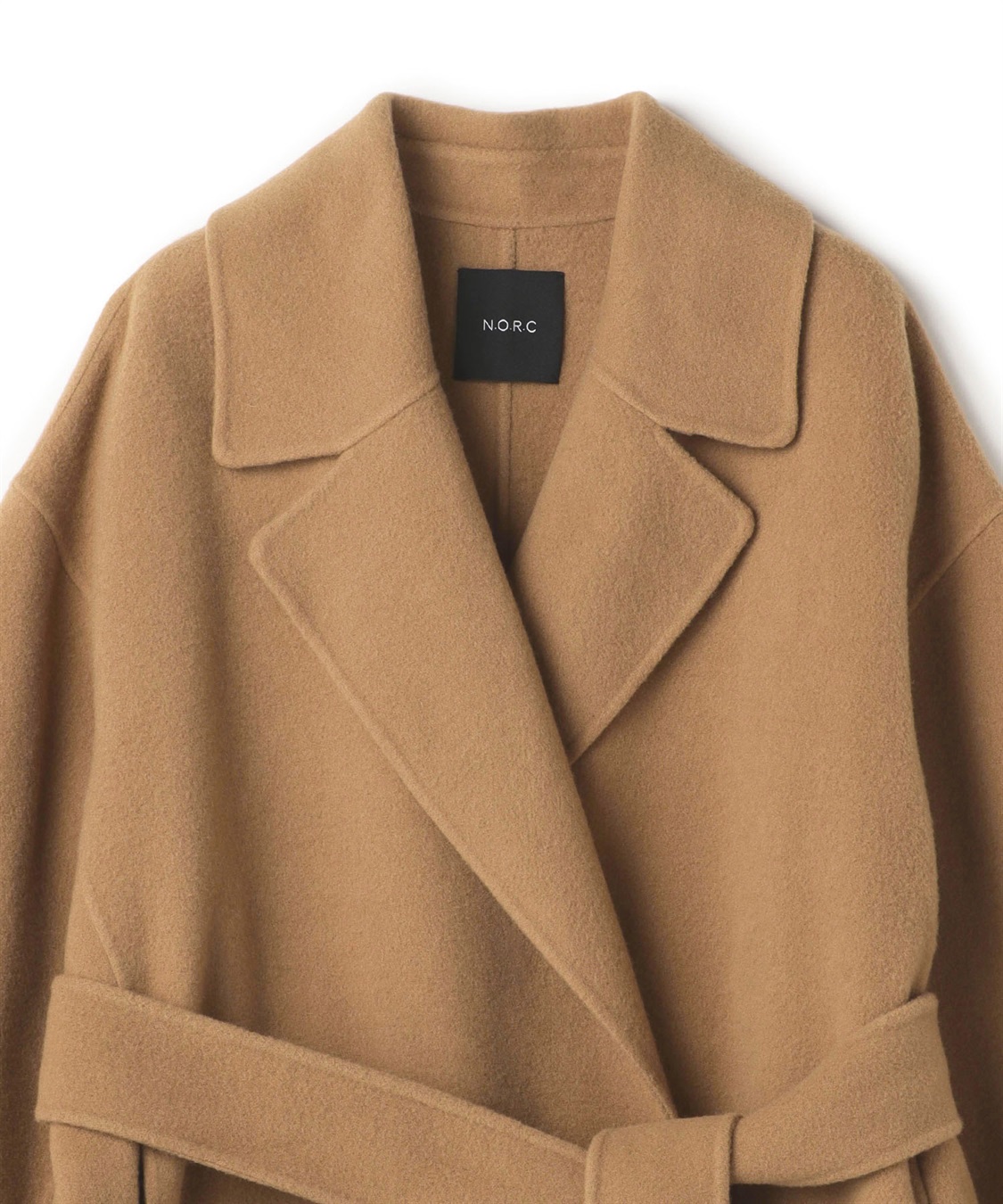 ウールメルトンロングリバーコート N.O.R.C｜クロスプラス公式通販サイト