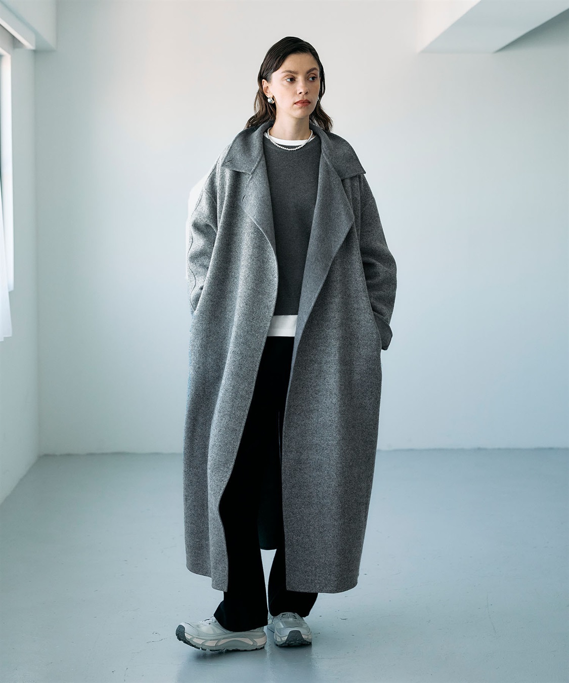 ジーロンウールシルクネップリバーコート N.O.R.C｜クロスプラス公式