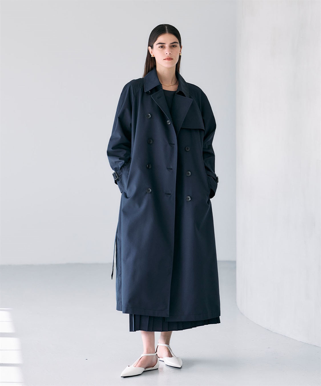 ロングトレンチコート N.O.R.C｜クロスプラス公式通販サイト