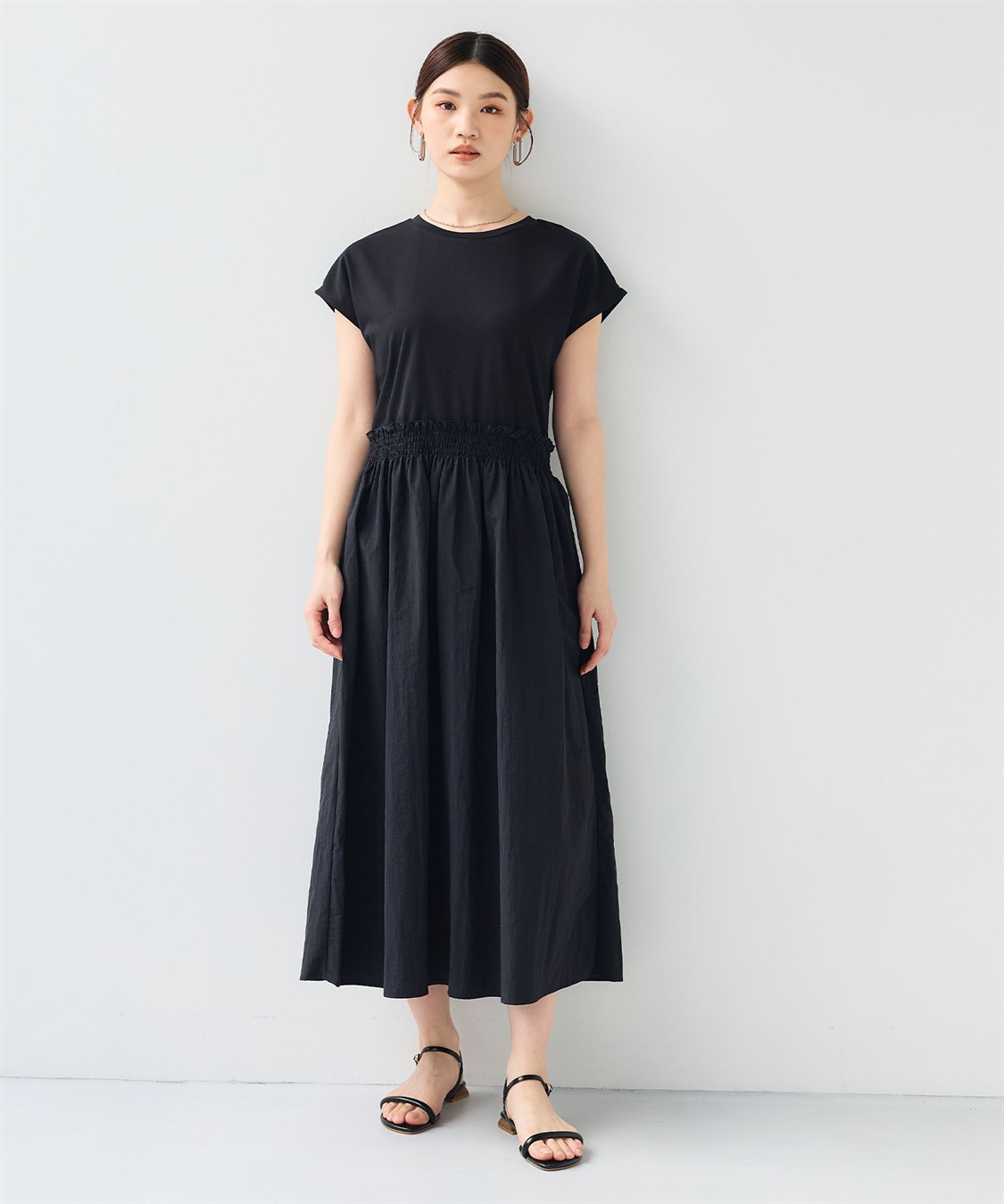 汗染み防止》エブ楽 ドッキングワンピース CROSS FUNCTION｜クロス