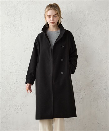 スタンドカラーロングコート LE SOUK HOLIDAY｜クロスプラス公式通販サイト