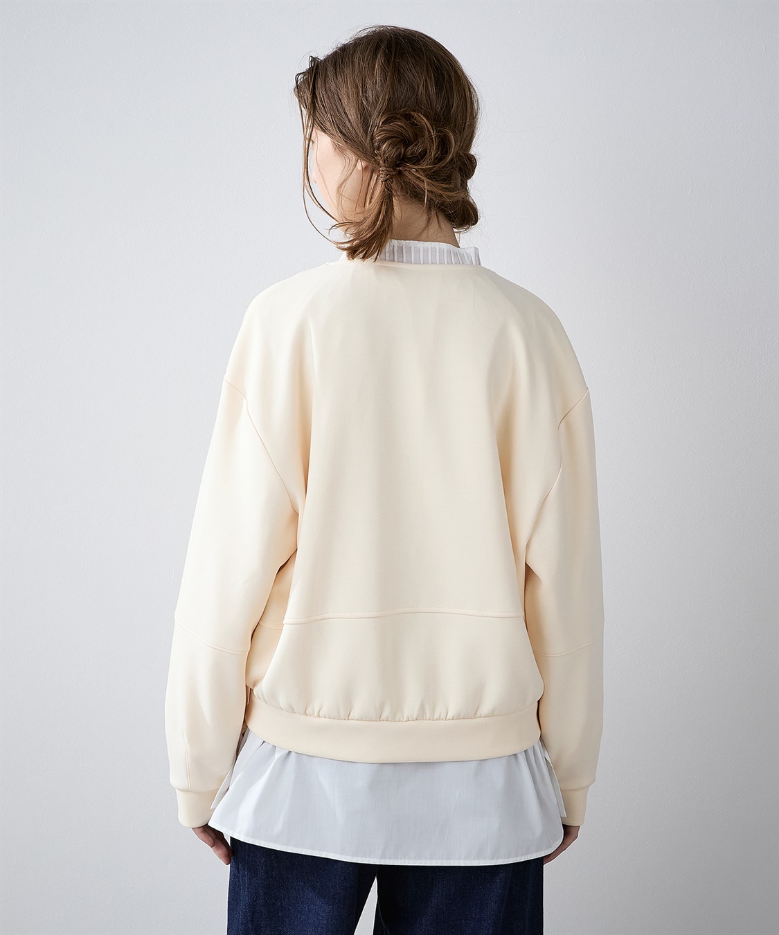 ノーカラージップブルゾン LE SOUK HOLIDAY｜クロスプラス公式通販サイト