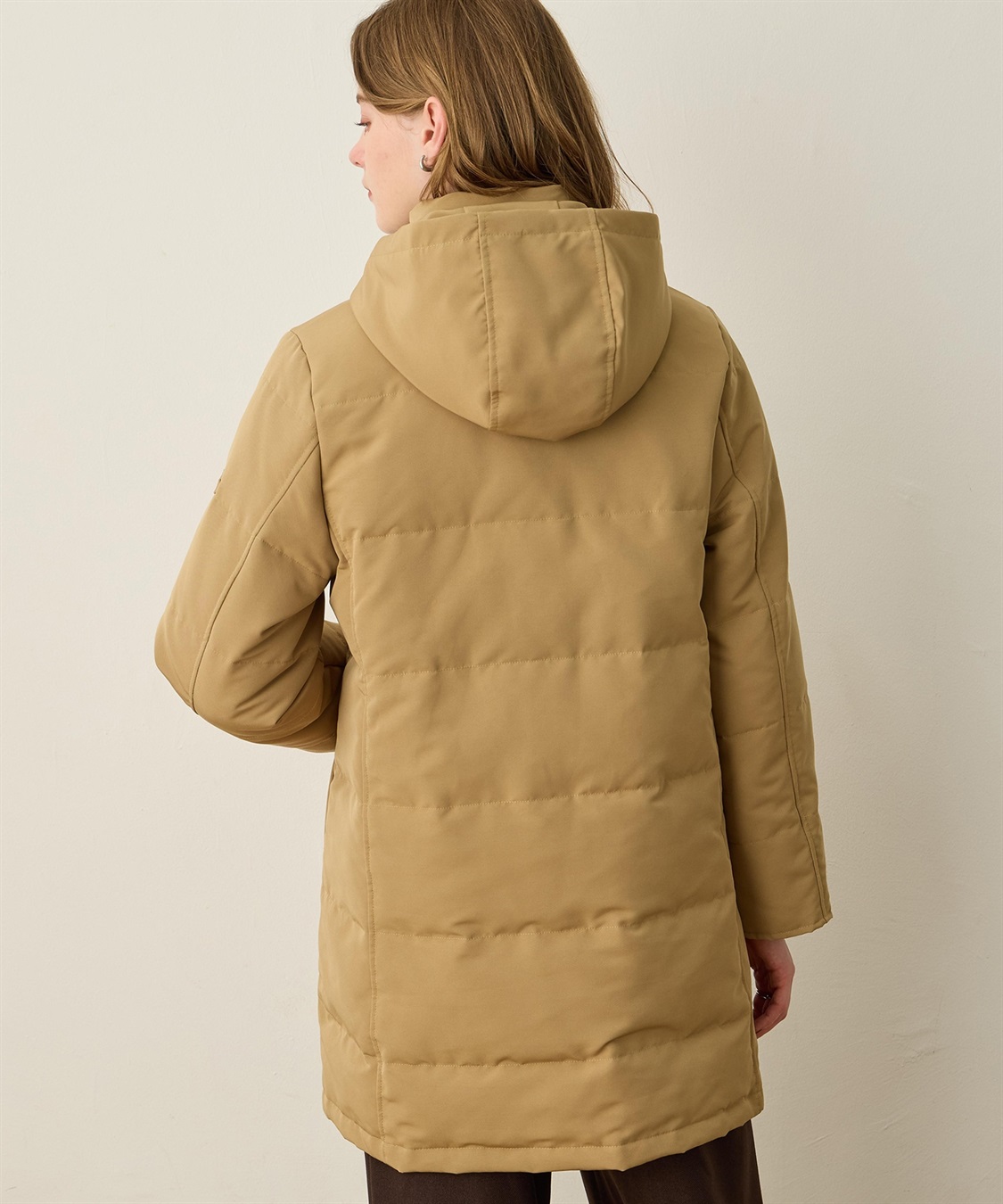 フードロングダウンコート LE SOUK HOLIDAY｜クロスプラス公式通販サイト