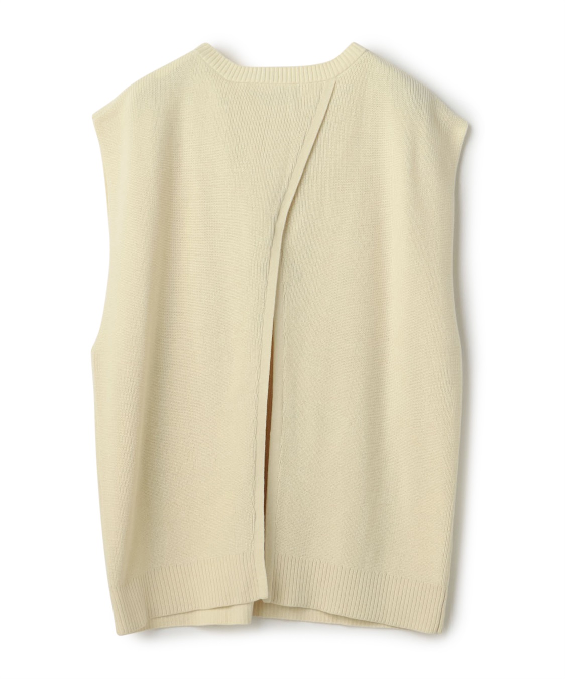 バックスリットニットベスト LE SOUK HOLIDAY｜クロスプラス公式通販サイト