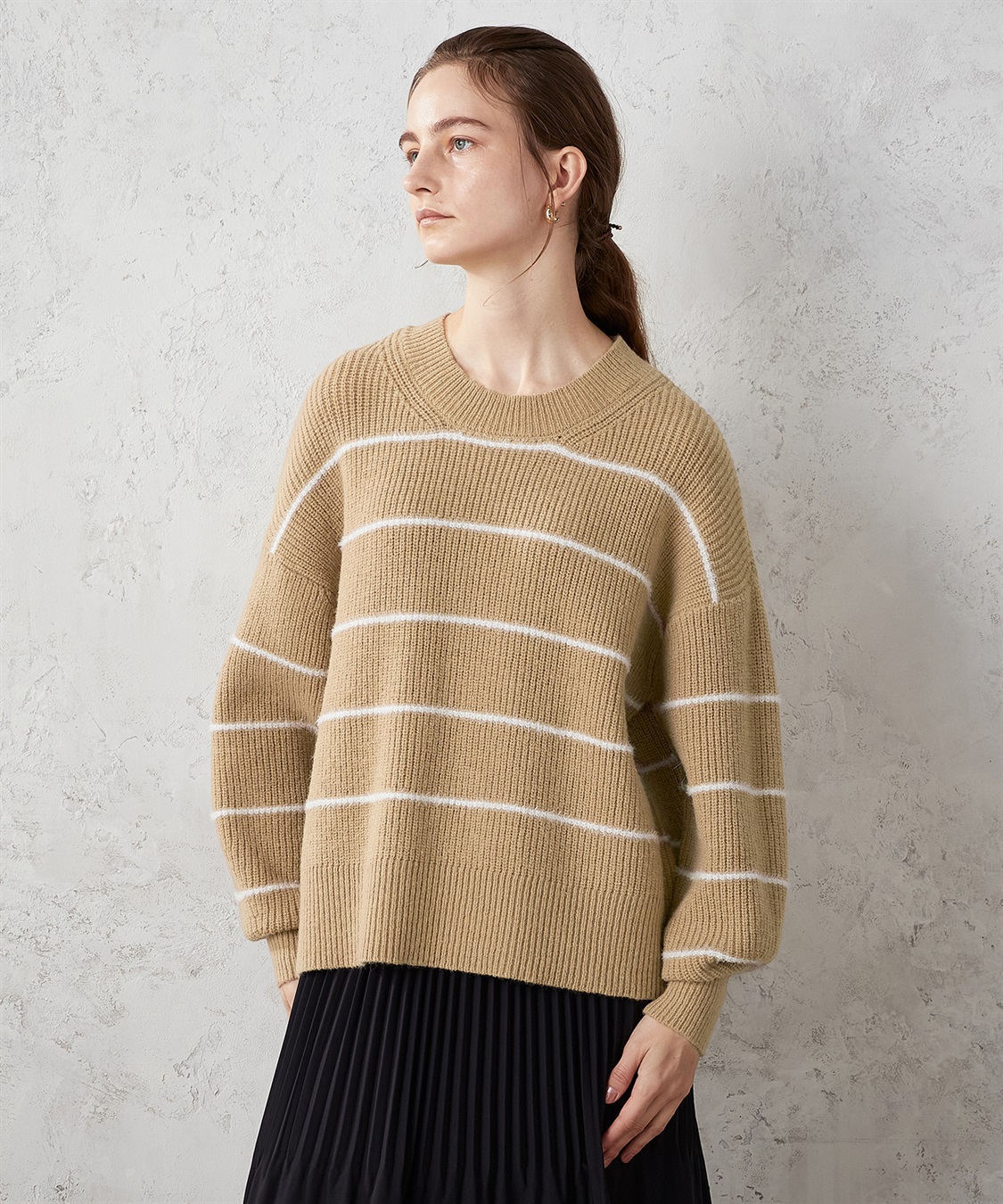 ボーダーニットプルオーバー LE SOUK HOLIDAY｜クロスプラス公式通販サイト