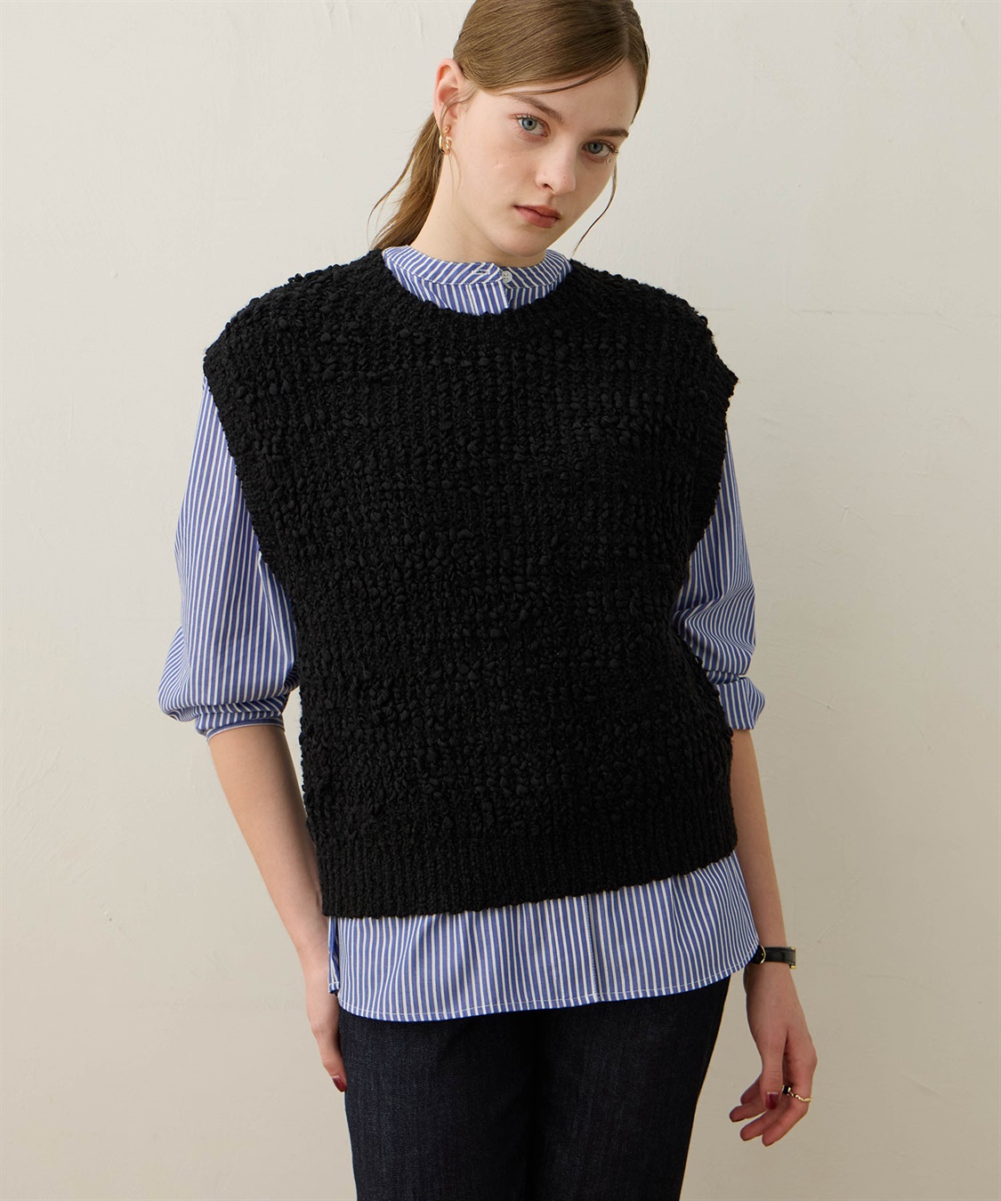 ブークレニットベスト【ハンドウォッシャブル】 LE SOUK HOLIDAY