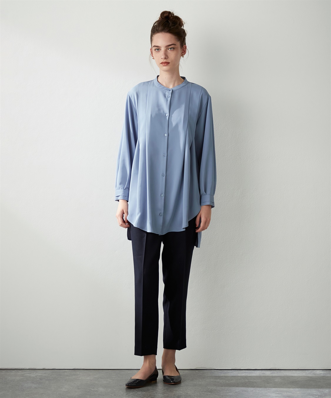 バックタックブラウス LE SOUK HOLIDAY｜クロスプラス公式通販サイト