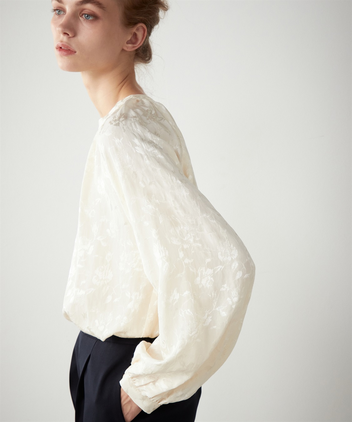 ジャガードブラウス LE SOUK HOLIDAY｜クロスプラス公式通販サイト