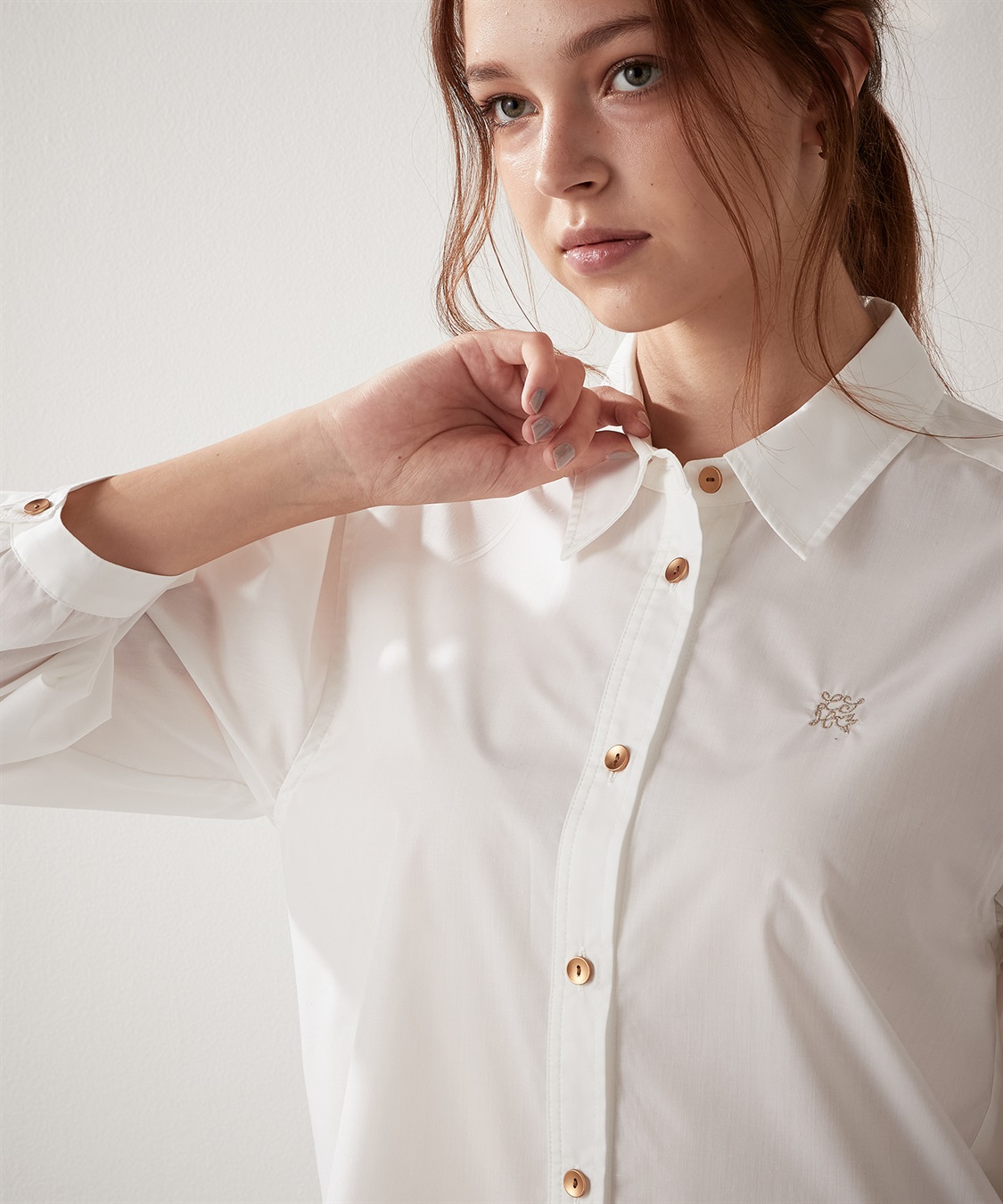 ワンポイント刺繍シャツ LE SOUK HOLIDAY｜クロスプラス公式通販サイト