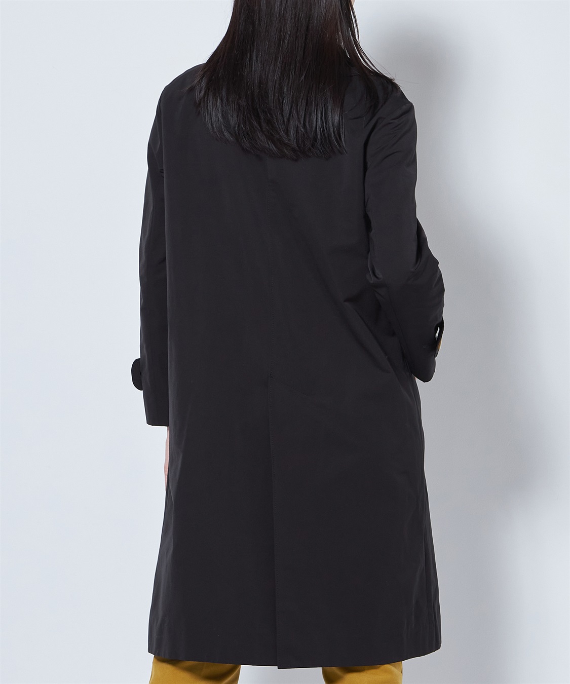 丸衿グログランステンカラーコート 49AV JUNKO SHIMADA｜クロスプラス