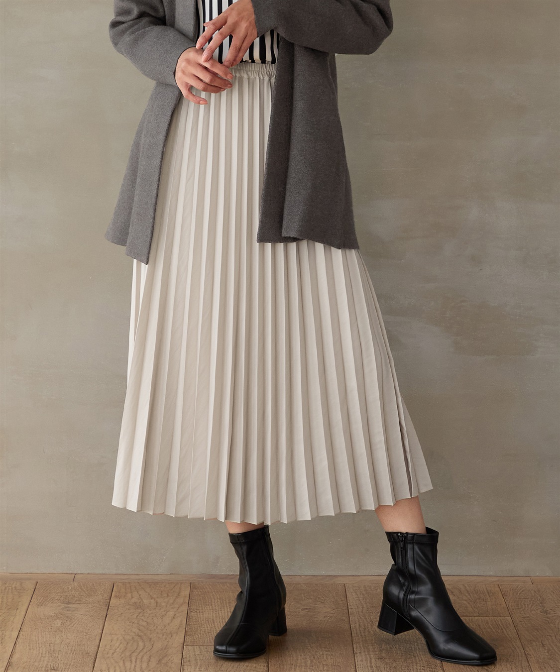 プリーツスカート A/C DESIGN BY ALPHA CUBIC｜クロスプラス公式通販サイト