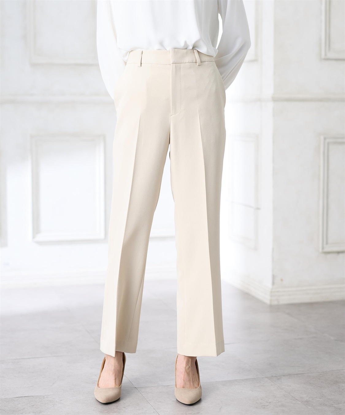 ストレッチストレートパンツ【セットアップ対応】 A/C DESIGN BY ALPHA