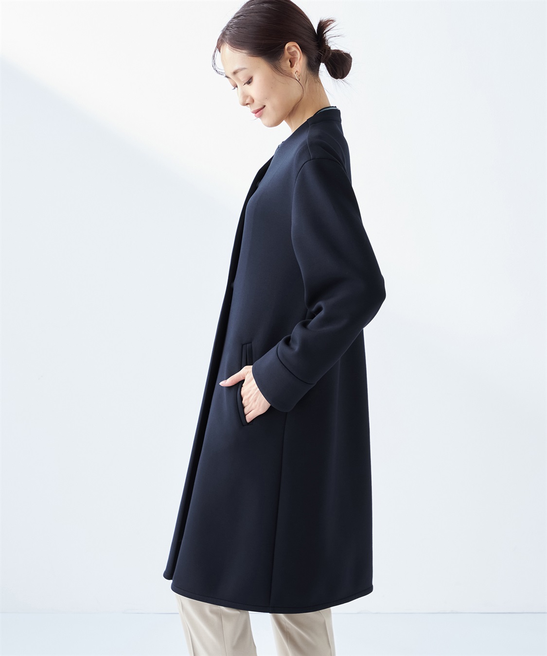 ダンボールノーカラーコート A/C DESIGN BY ALPHA CUBIC｜クロスプラス