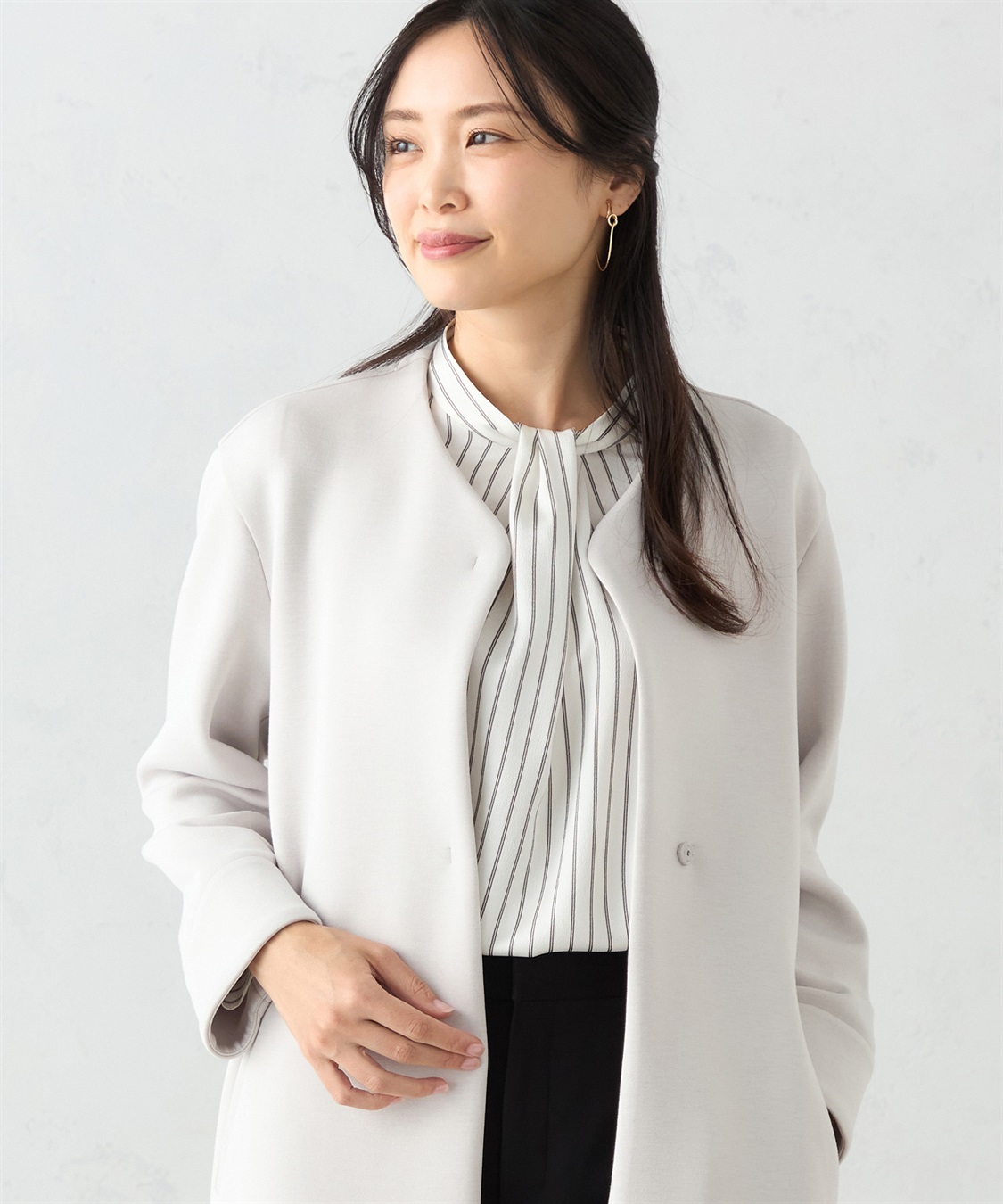 ダンボールノーカラーコート A/C DESIGN BY ALPHA CUBIC｜クロスプラス