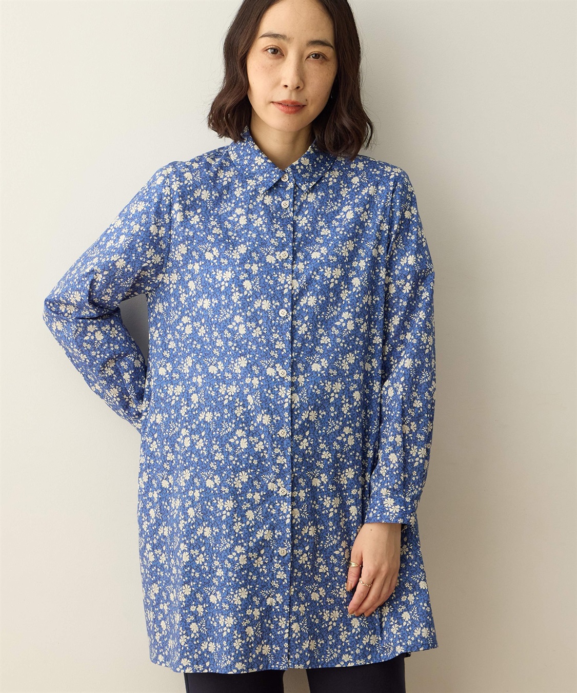 リバティプリントチュニックブラウス DECOY｜クロスプラス公式通販サイト