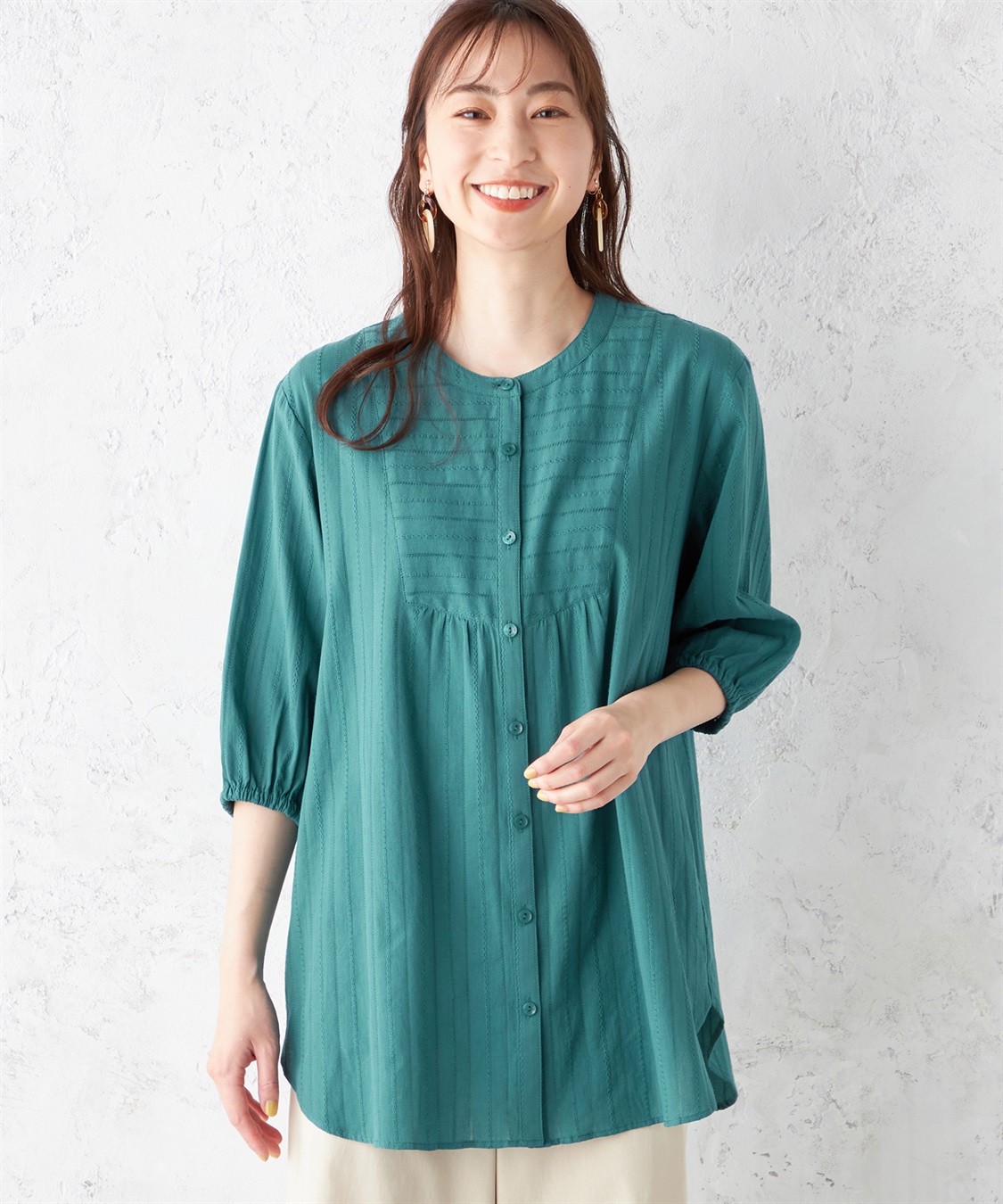 チュニックブラウス Petit Honfleur｜クロスプラス公式通販サイト