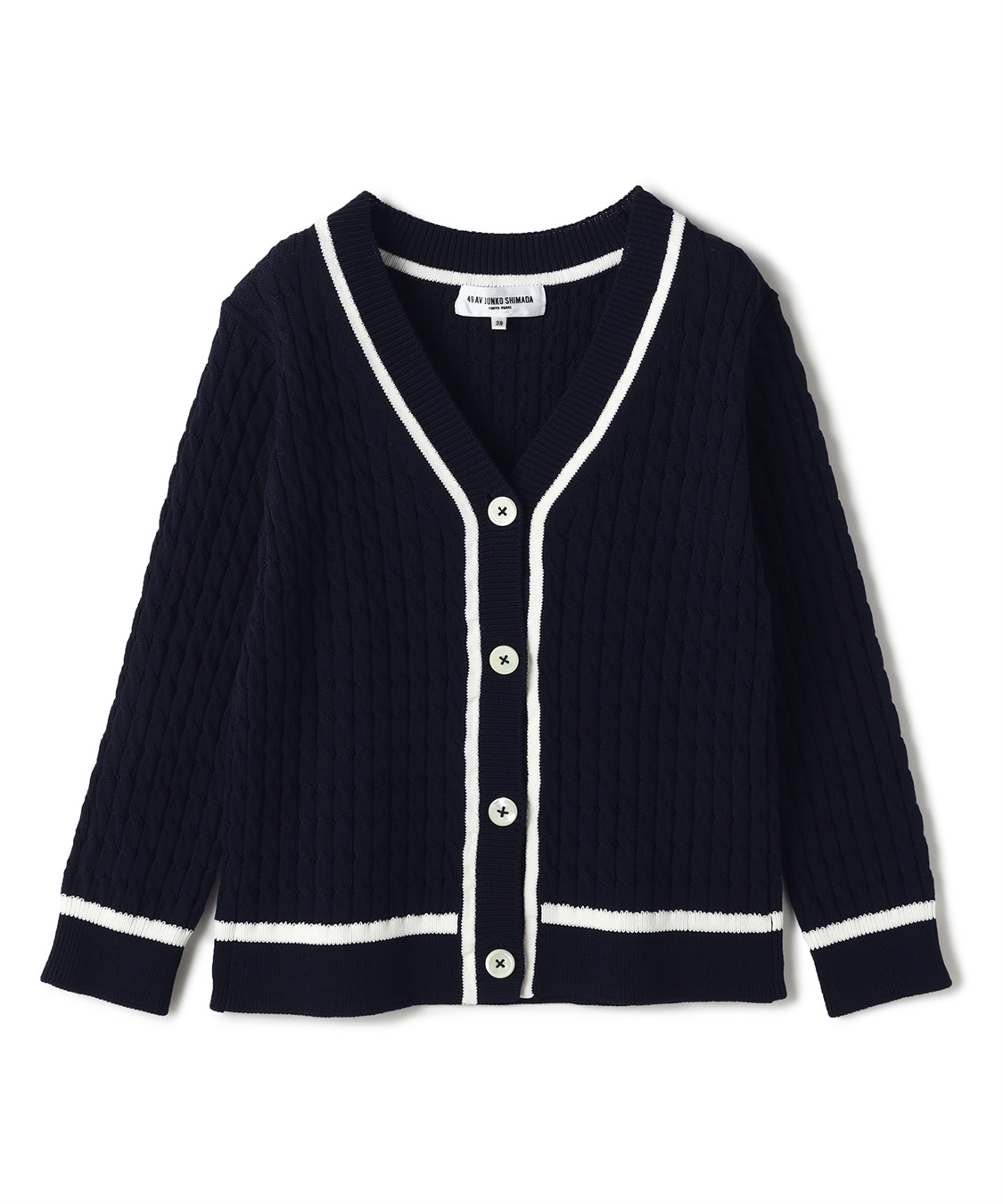 ケーブルニットカーディガン 49AV JUNKO SHIMADA｜クロスプラス公式