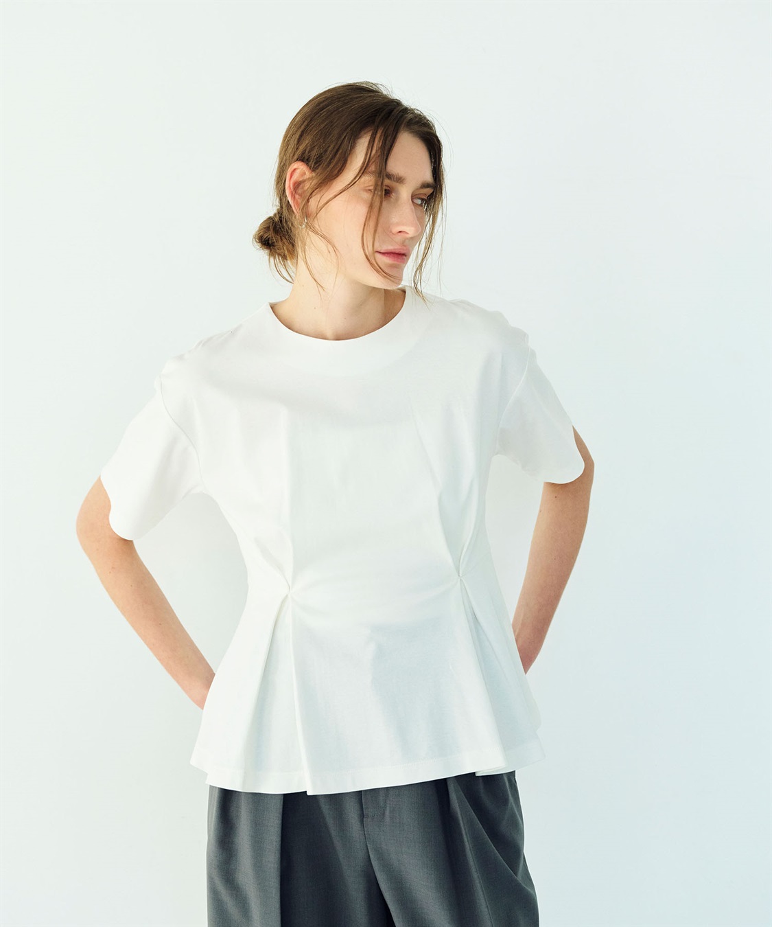 タックシルエットトップス【マルチファンクション】 N.O.R.C｜クロス