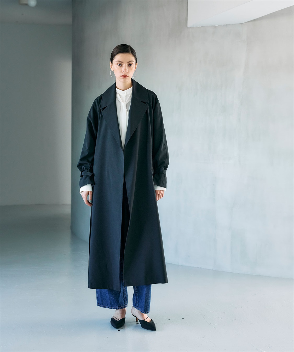 ベルテッドロングコート【CLEAN MOTION】 N.O.R.C｜クロスプラス公式