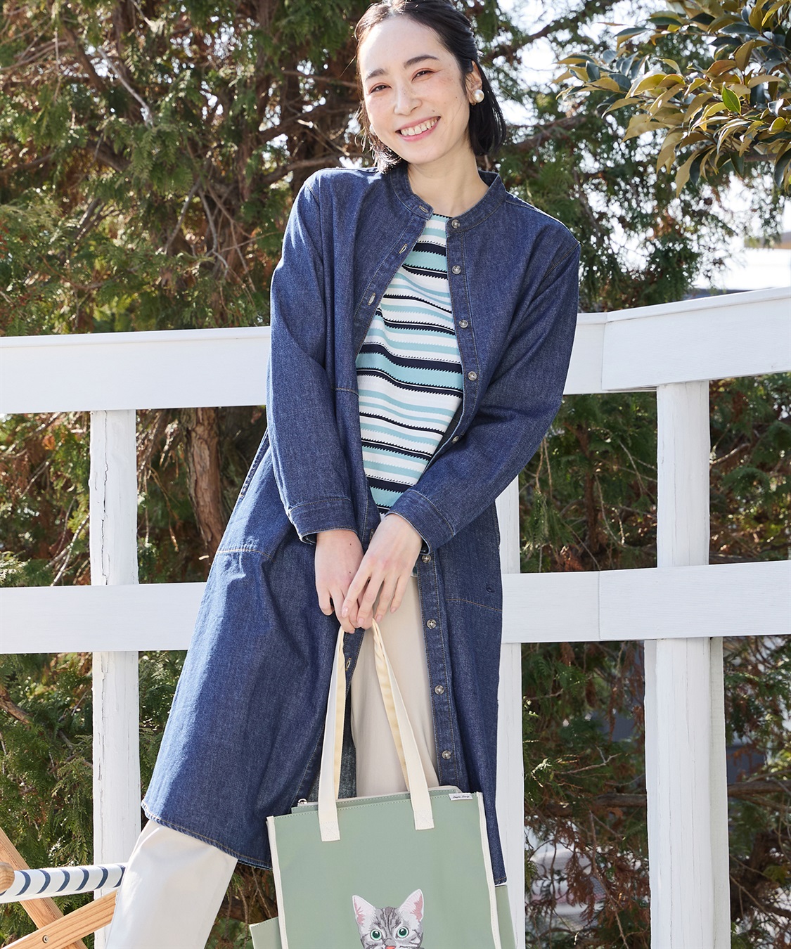 デニムワンピース DECOY｜クロスプラス公式通販サイト