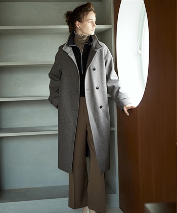 スタンドカラーコート LE SOUK HOLIDAY｜クロスプラス公式通販サイト