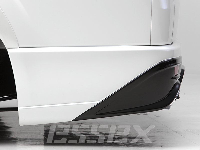 ES QUATTRO リアバンパー ABS 未塗装/070/209 □ハイエース 標準1型