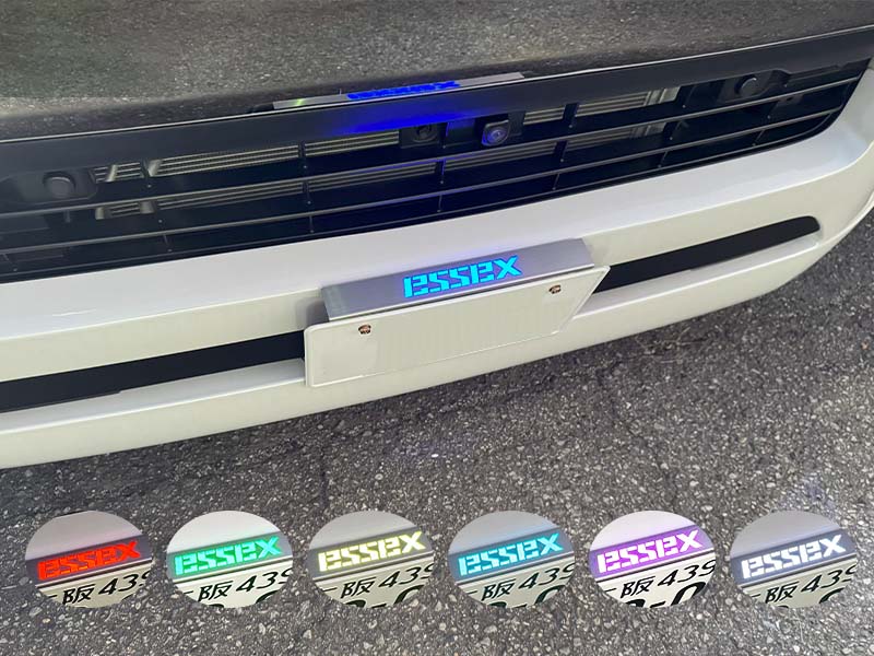 ナンバーステー ヘアライン | 200系ハイエース・NV350キャラバン