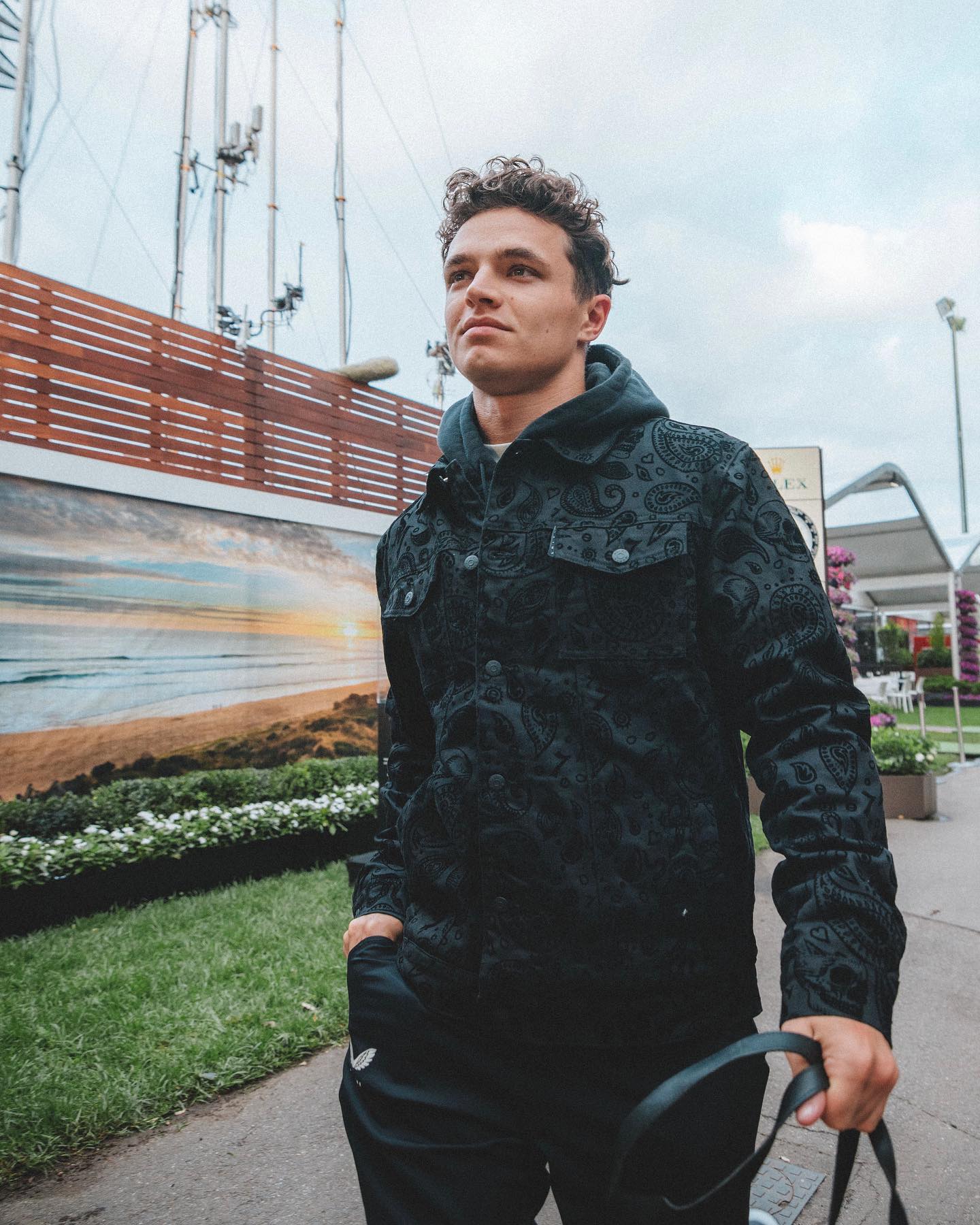 Saint Morta Paisley Skulls Sherpa Jacket Black/Black | Culture