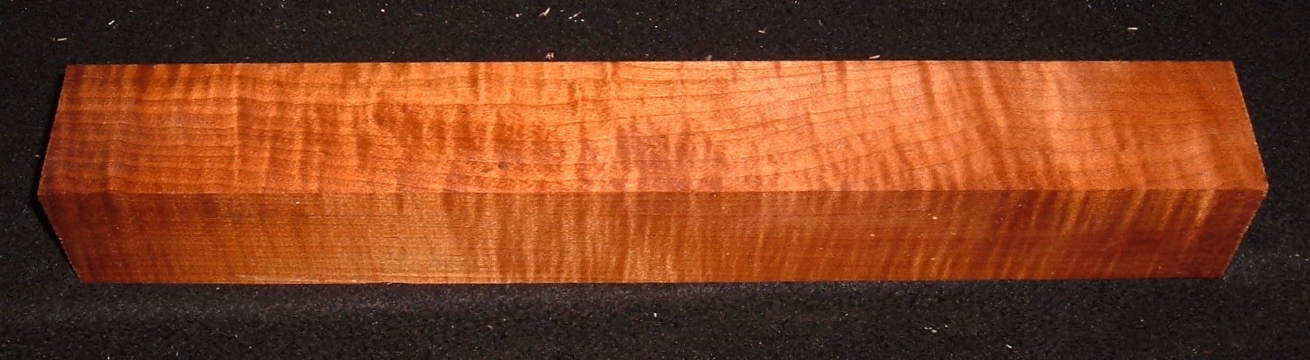 Roasted Torrefied Caramelized Curly Tiger Figured Maple Turning