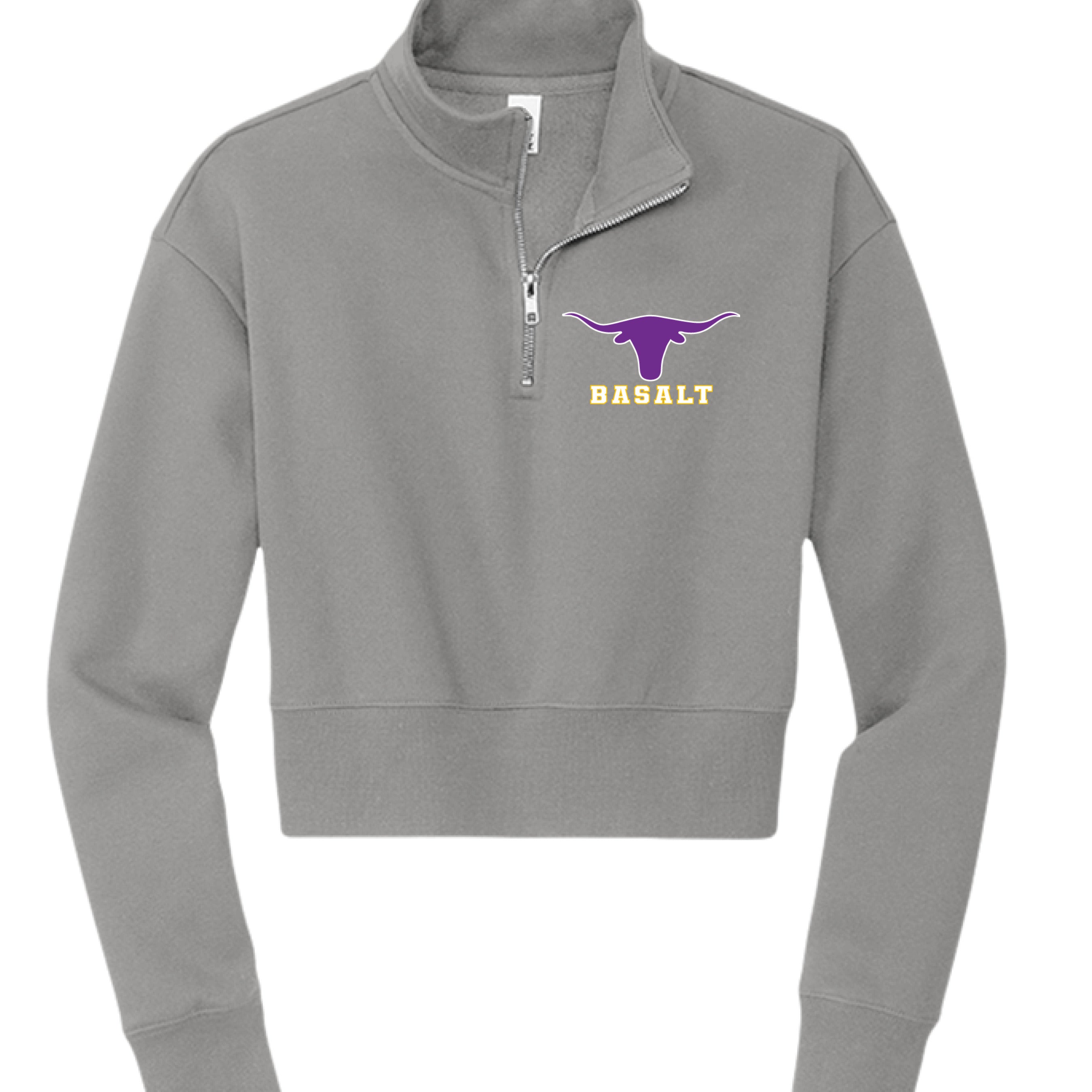 Most Wanted | Crop 1/2 Zip Sweatshirt | Women's – Custom Comfy