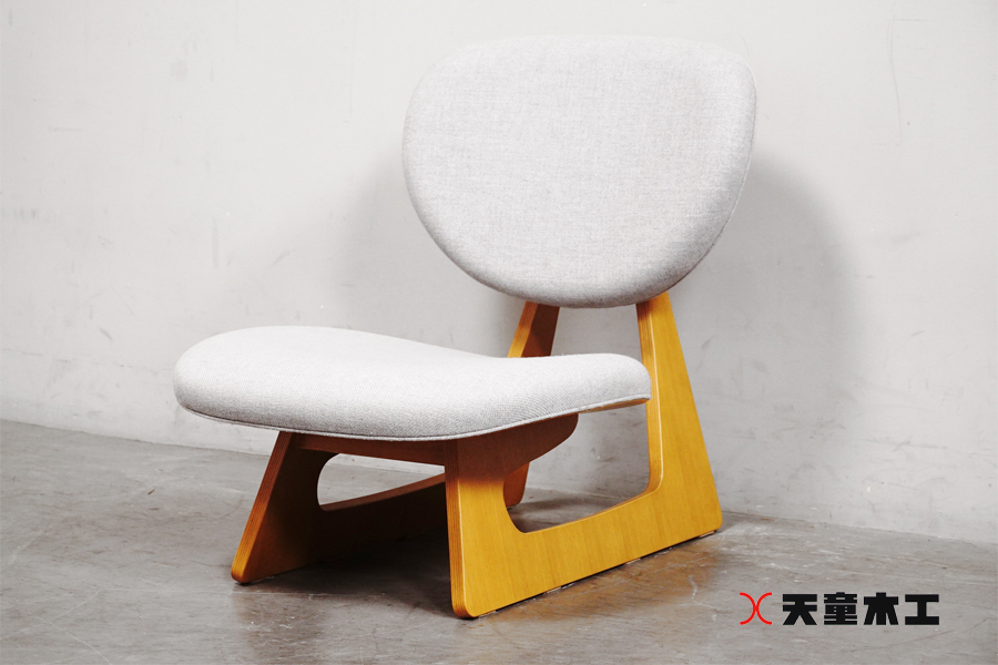 ○天童木工 椅子 イス 2脚 セット T-5348WB-ST型 天然木製フレーム ○