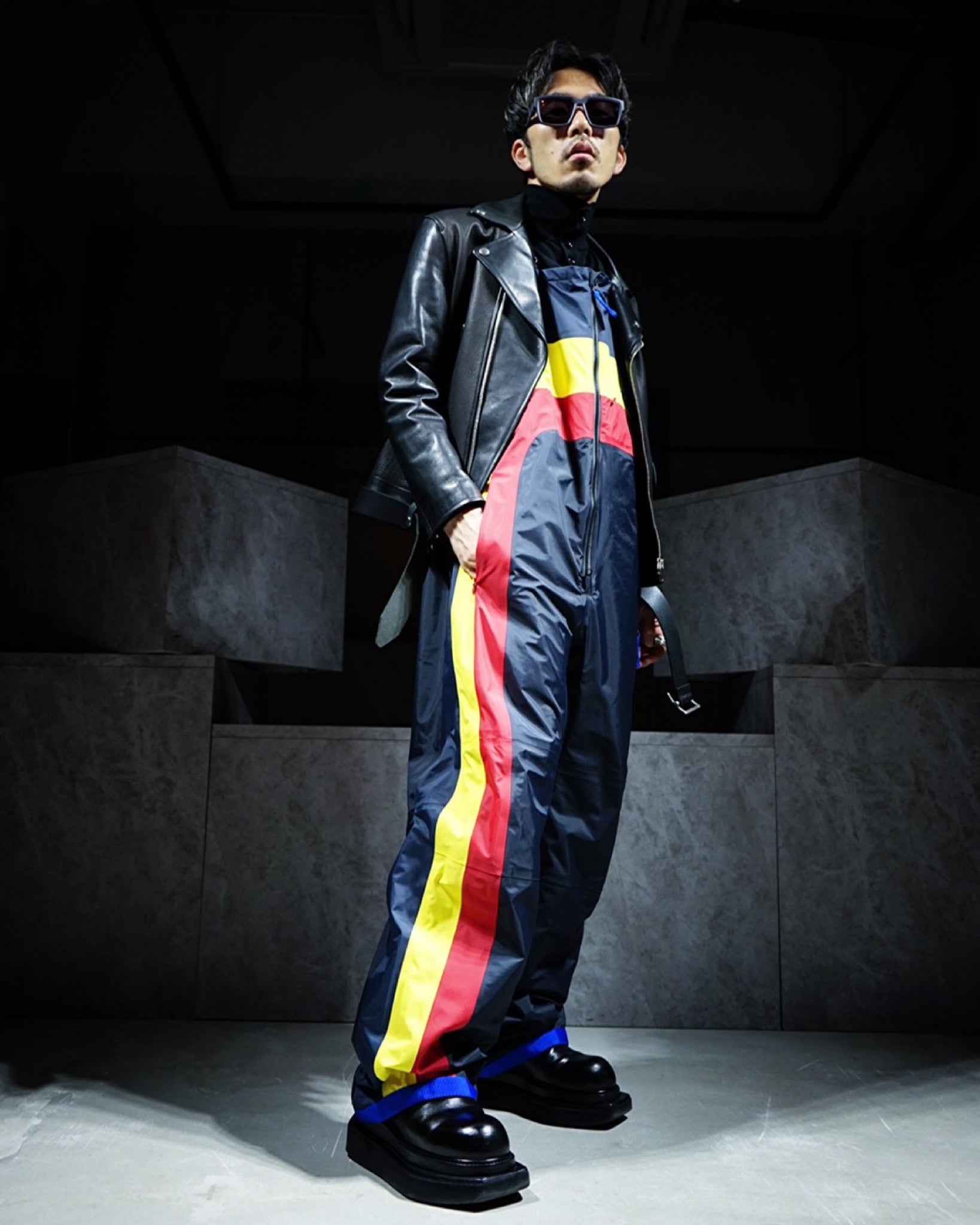 kolor / BEACON(カラービーコン)-カラーブロック スキーパンツ-Amanojak.