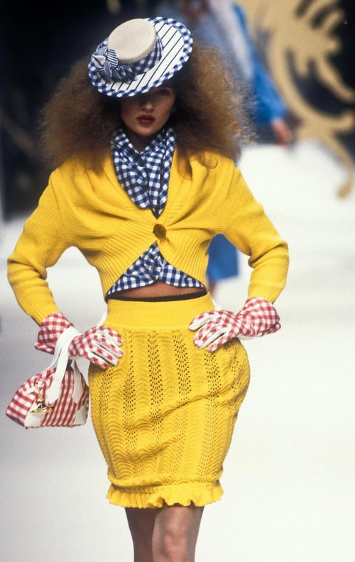 Vivienne Westwood Vintage SS 1995 'Erotic Zones' White Scalloped