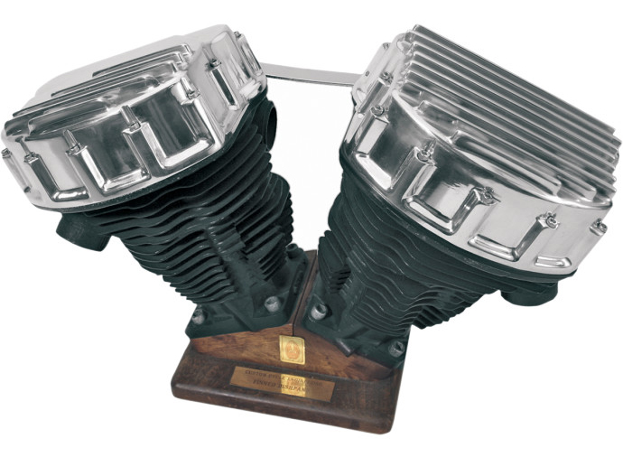 FINNED パンヘッド ロッカーカバー - CUSTOM CYCLE ENGINEERING