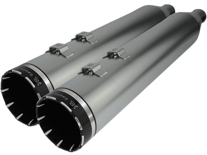 4.5インチ HP-Plus スリップオンマフラー トレーサーティップ - Khrome