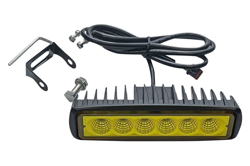 HIGH-POWER イエロー LED ドライビングライトバー - Custom Dynamics