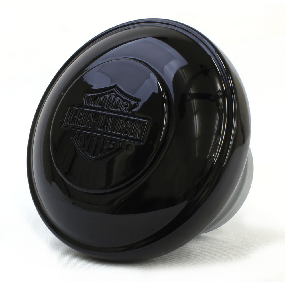 セルフロック フューエルキャップ グロスブラック - Harley Davidson