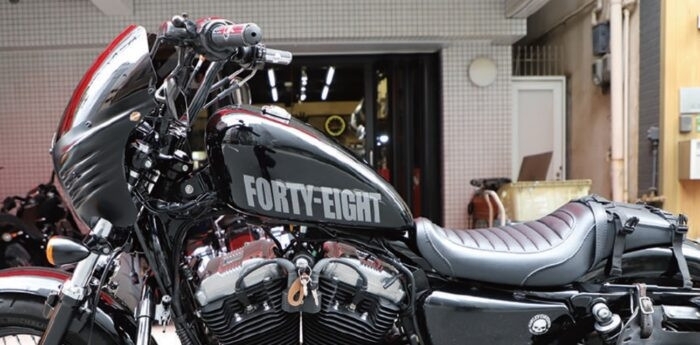 スポーツスター用 BIGタンク - MOTOR STAGE | アンバーピース