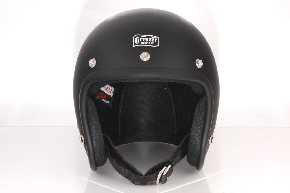 GREASER 60's PLANE ジェットヘルメット マットブラック
