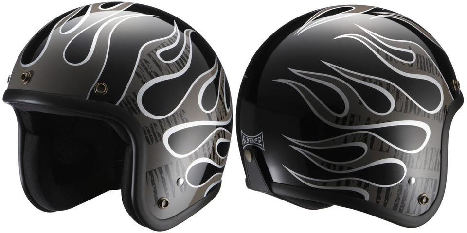 LX FLAMEZ オープンフェイス ジェットヘルメット - RIDEZ | アンバーピース