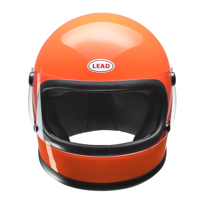 RX-200R フルフェイスヘルメット オレンジ - LEAD | アンバーピース