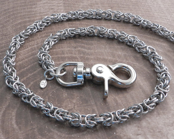 Byzantine Rope Stainless Steel Wallet Chain | AMiGAZ Attitude