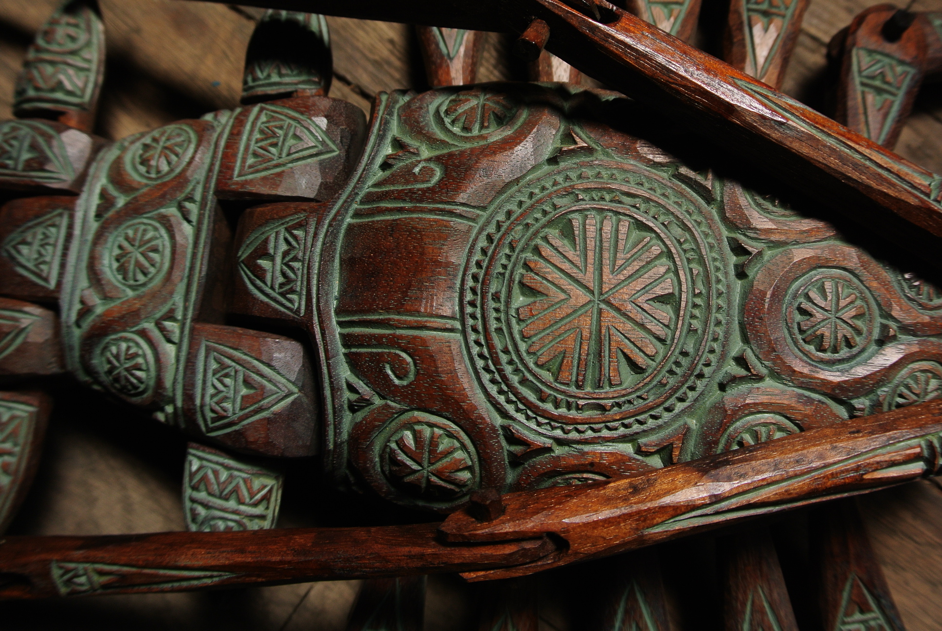 砂澤ビッキデザイン 樹海老 木彫 - アンティーク雑貨・古道具の札幌