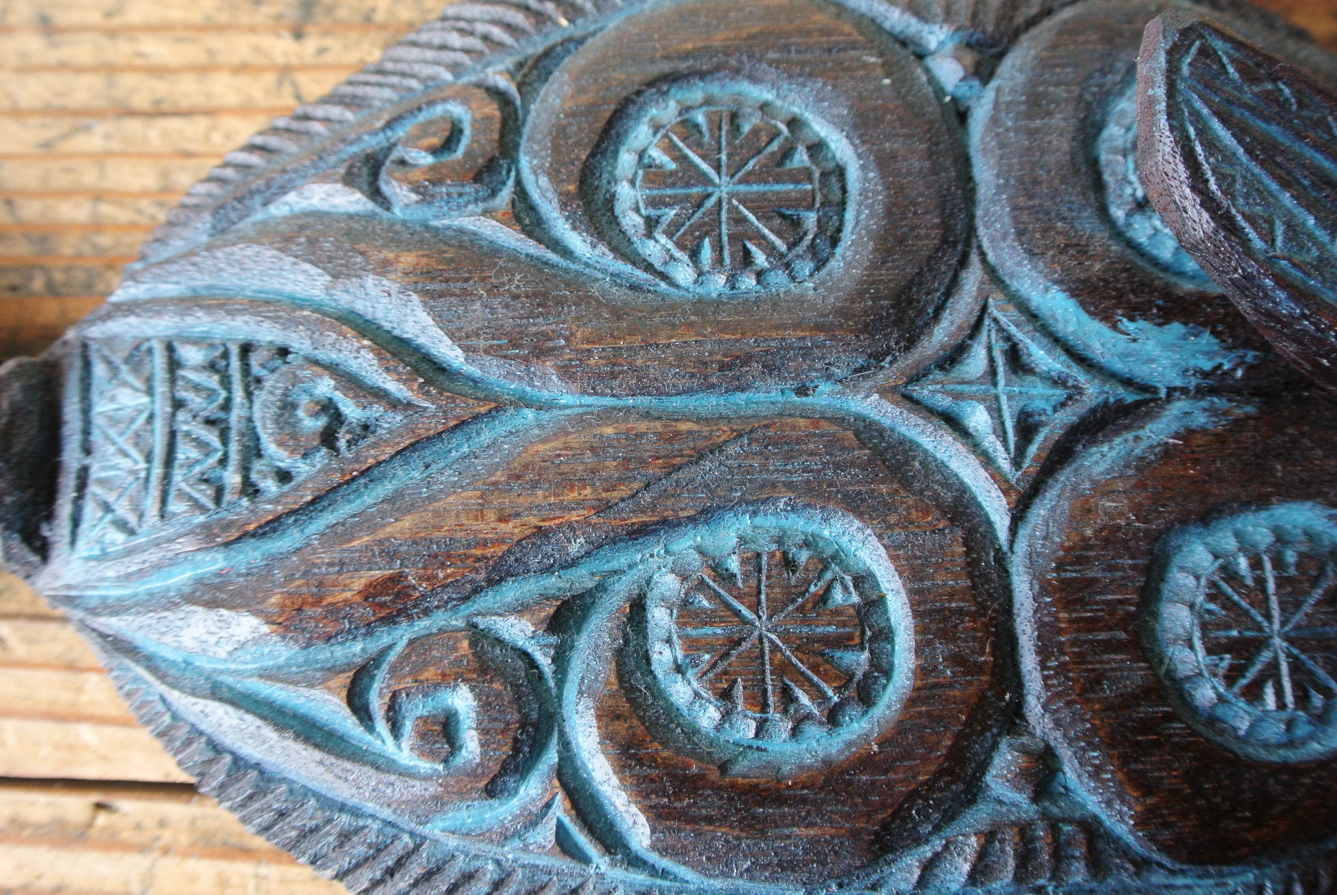 阿部紀男 かれい 木彫 - アンティーク雑貨・古道具の札幌 アンティーク