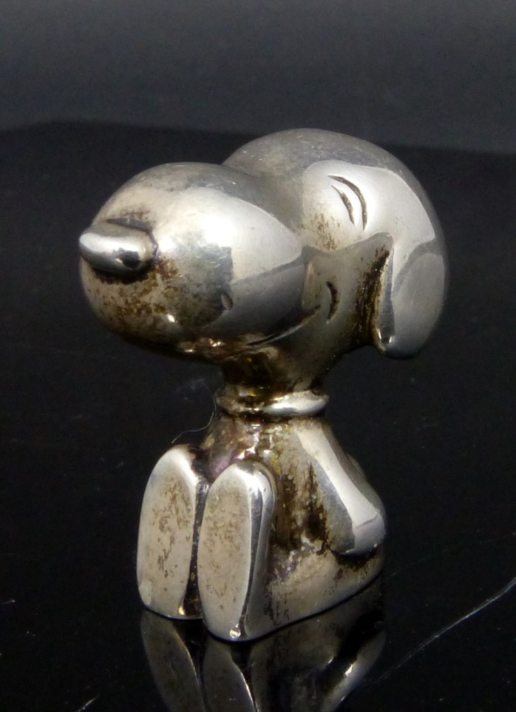 CARTIER STERLING SILVER SNOOPY FIGURE - AntiquesModern.com